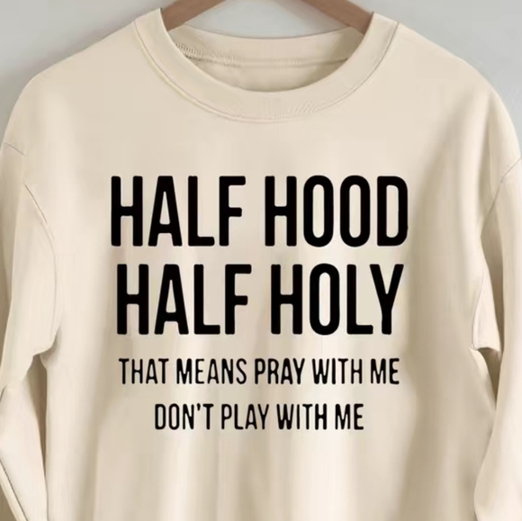 Womans Novelty sweat shirt - Picture 5 of 6